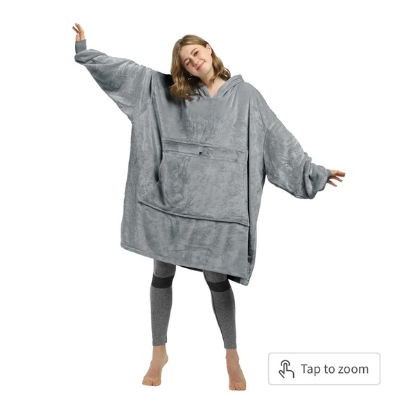 adidas Gray Cozy Blanket - Picture 3 of 6